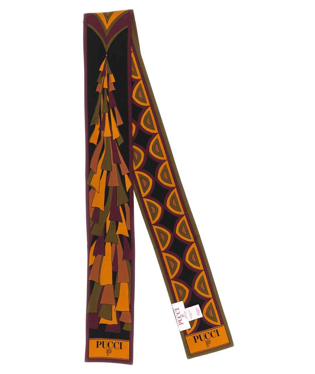 EMILIO PUCCI Мульти шелковый шарф, фото 2
