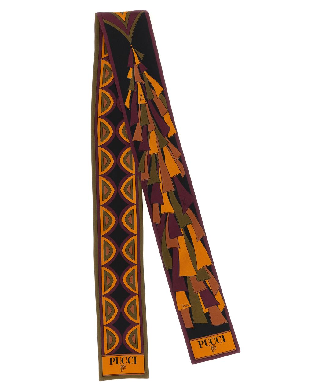 EMILIO PUCCI Мульти шелковый шарф, фото 1