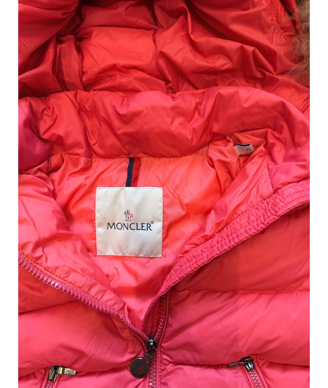 MONCLER Розовый полиэстеровый комбинезон, фото 3