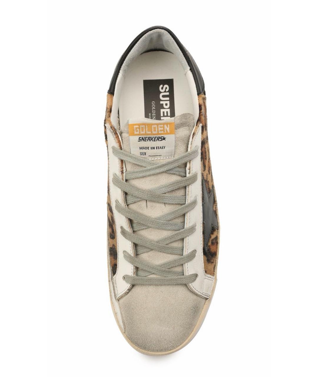 GOLDEN GOOSE Мульти кожаные кеды, фото 3