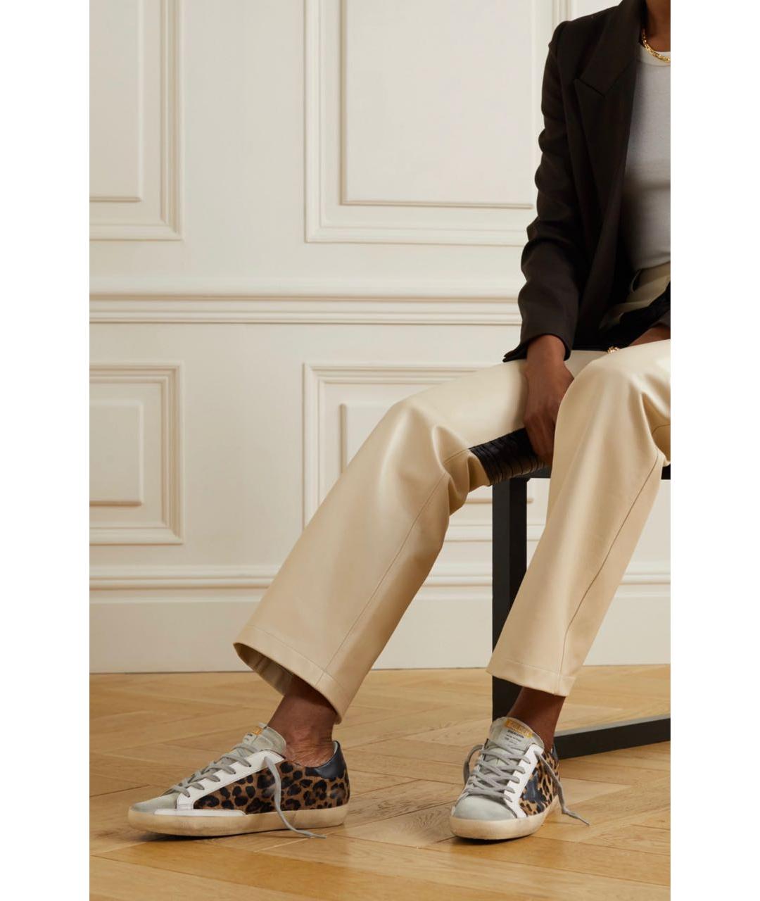 GOLDEN GOOSE Мульти кожаные кеды, фото 6