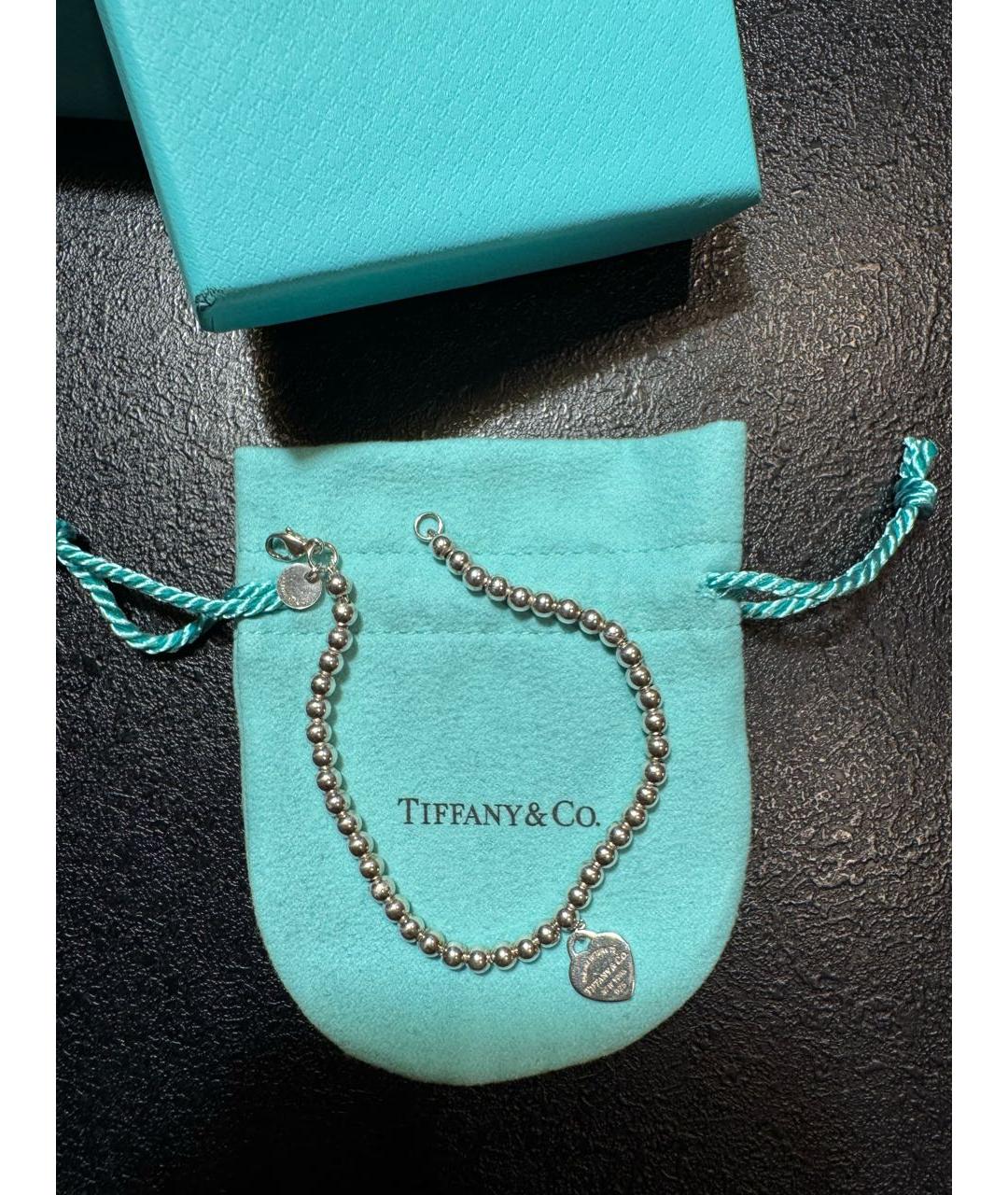 TIFFANY&CO Серебряный серебряный браслет, фото 3