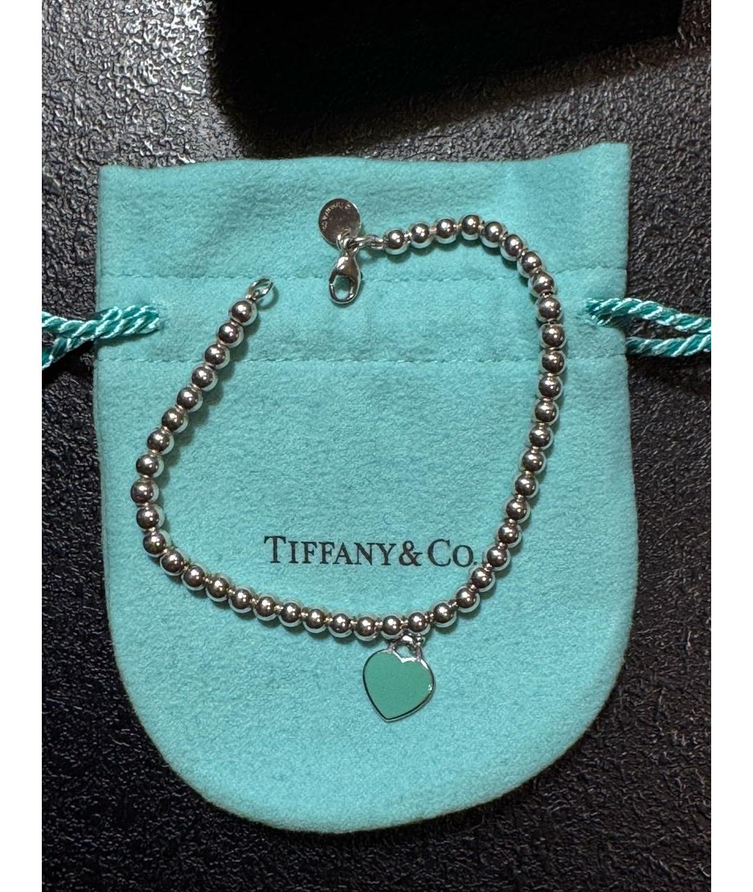 TIFFANY&CO Серебряный серебряный браслет, фото 5