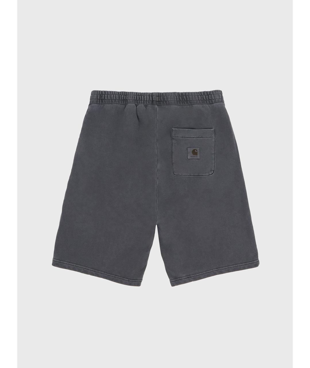 CARHARTT WIP Черные хлопковые шорты, фото 2
