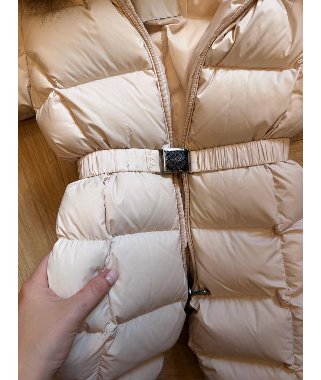 MONCLER Розовый полиэстеровый комбинезон, фото 5