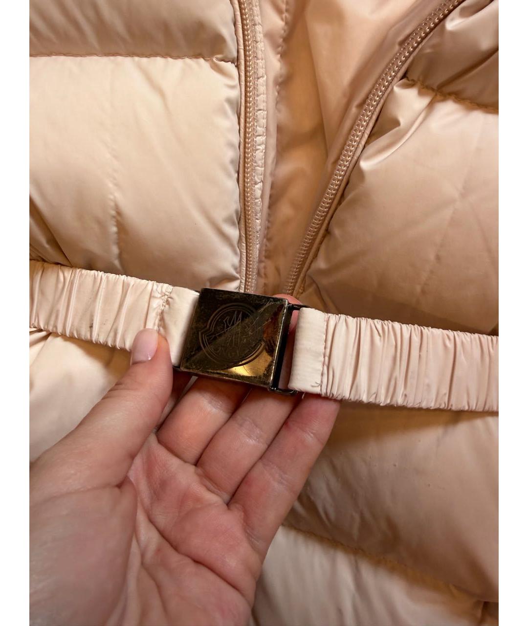 MONCLER Розовый полиэстеровый комбинезон, фото 6