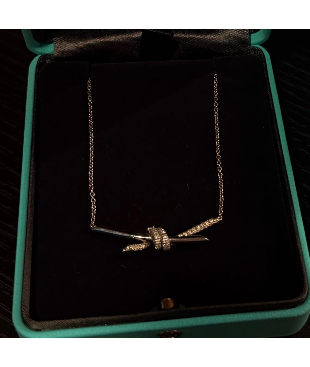TIFFANY&CO Серебряная подвеска из белого золота, фото 5