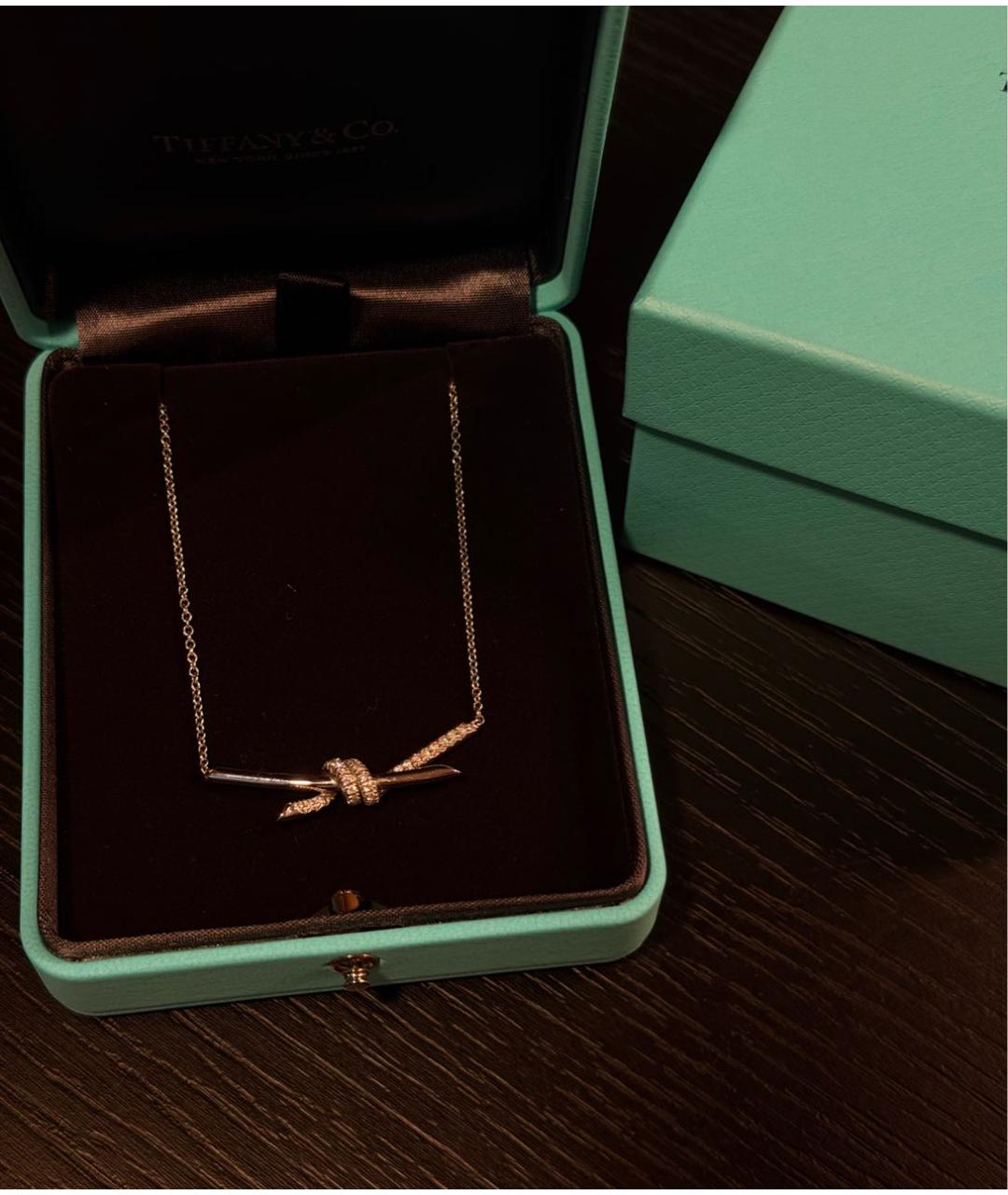 TIFFANY&CO Серебряная подвеска из белого золота, фото 3
