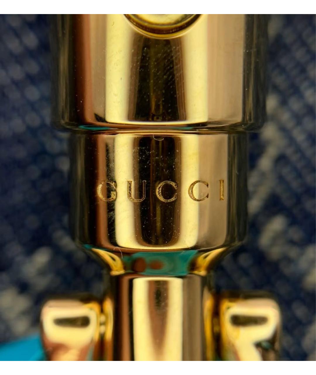 GUCCI Синяя сумка через плечо из канвы, фото 6