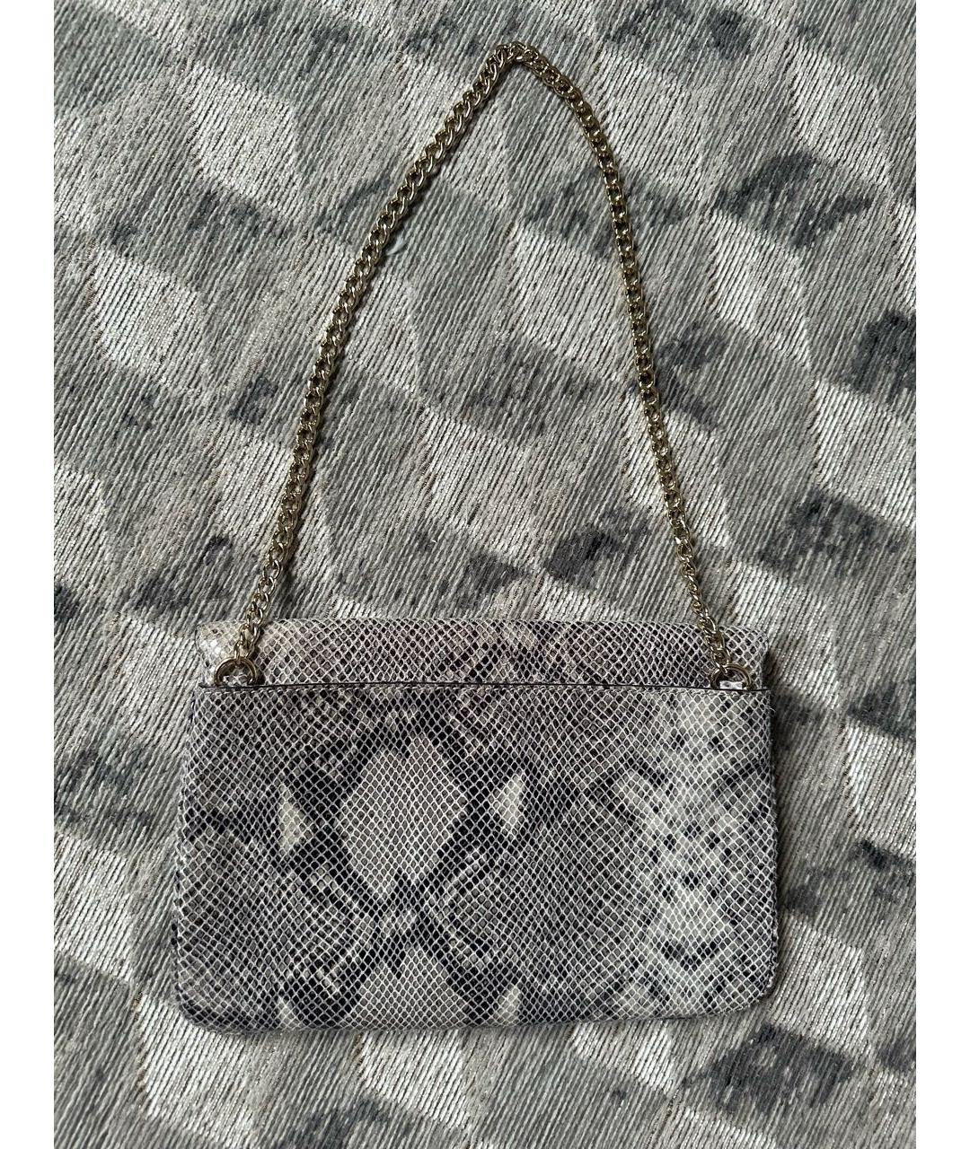 MICHAEL KORS Серая кожаная сумка через плечо, фото 2