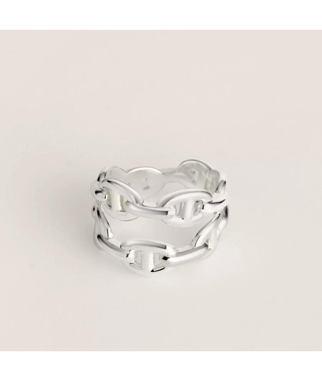HERMES Серебряное серебряное кольцо, фото 2