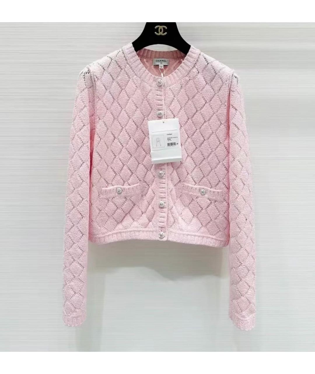 CHANEL Розовый кардиган, фото 6