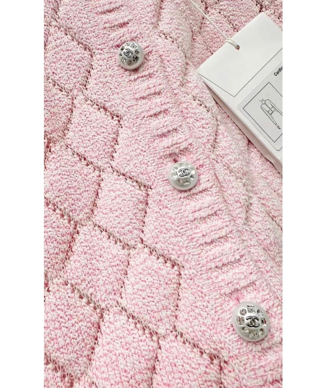 CHANEL Розовый кардиган, фото 3
