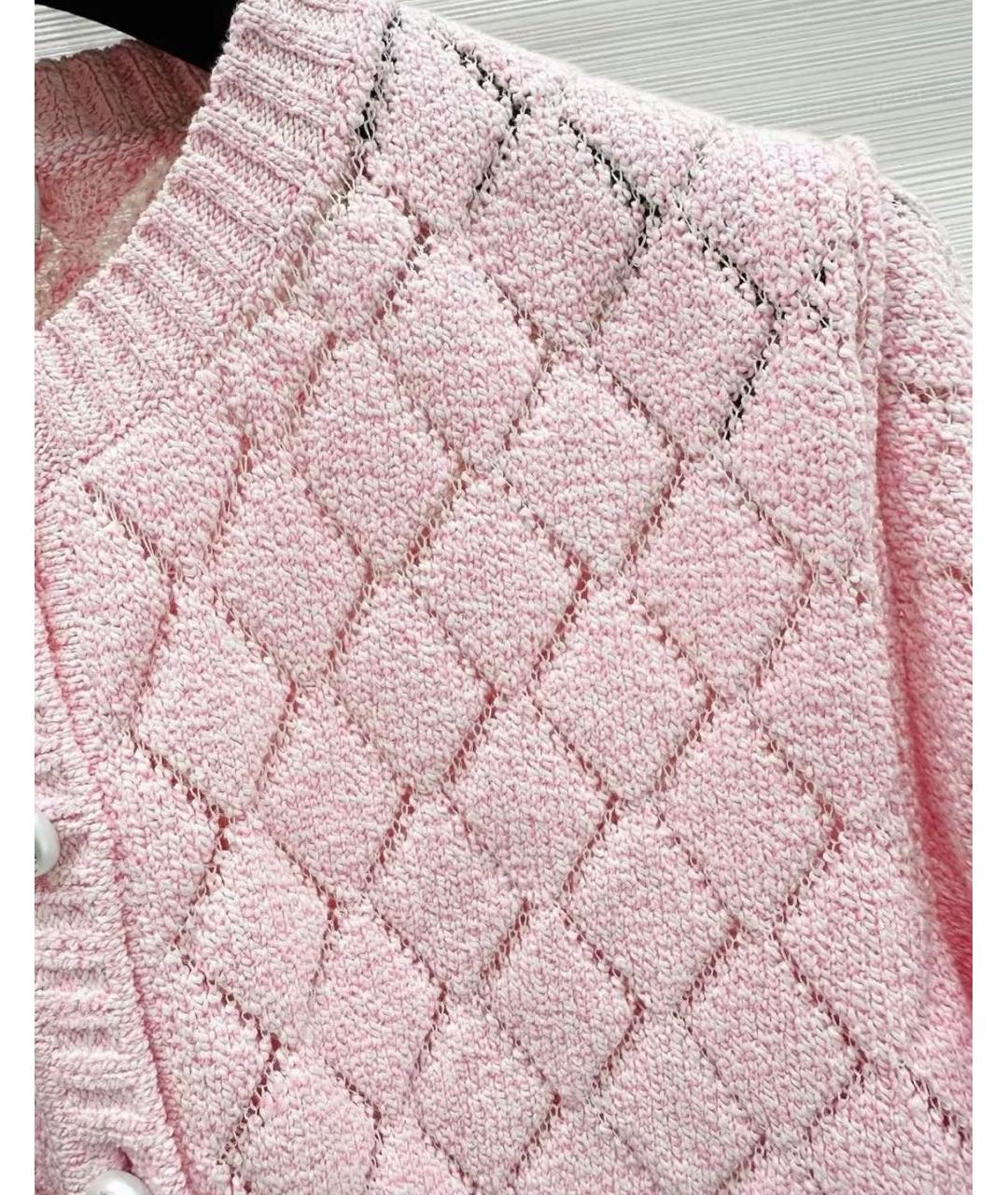 CHANEL Розовый кардиган, фото 2