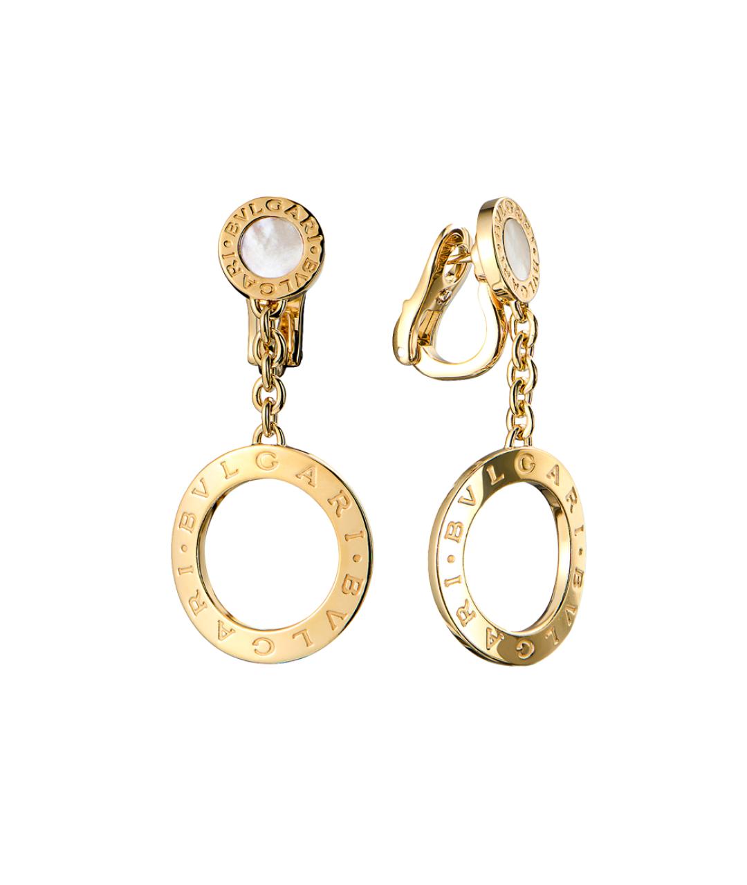 BVLGARI Золотые серьги из желтого золота, фото 1