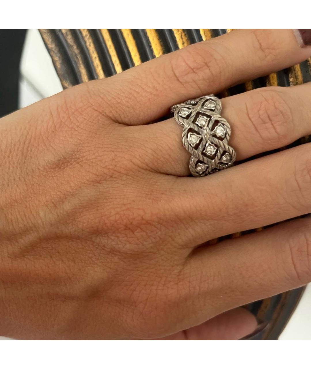Buccellati Серебряное кольцо из белого золота, фото 3