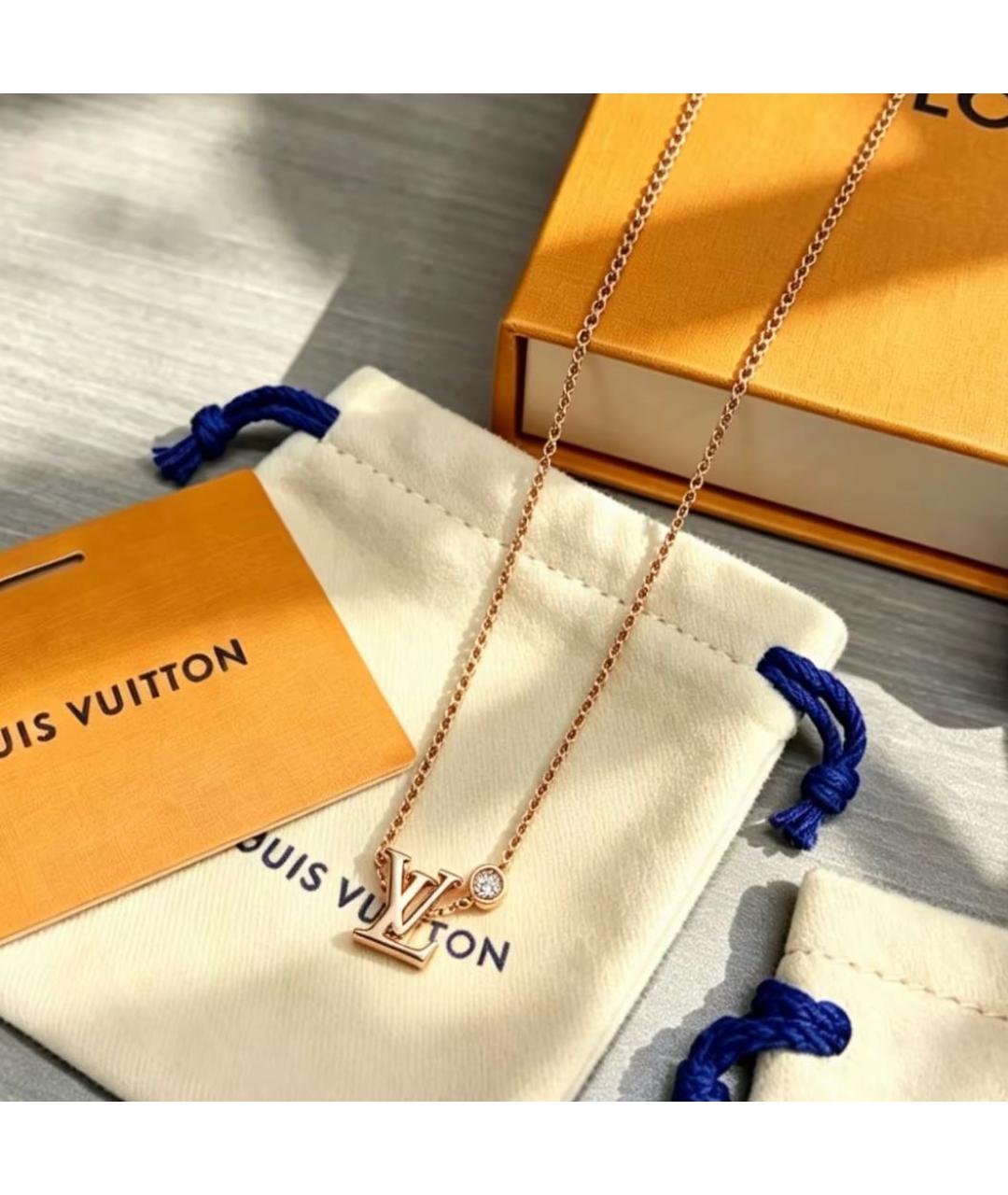 LOUIS VUITTON Золотое колье из розового золота, фото 4