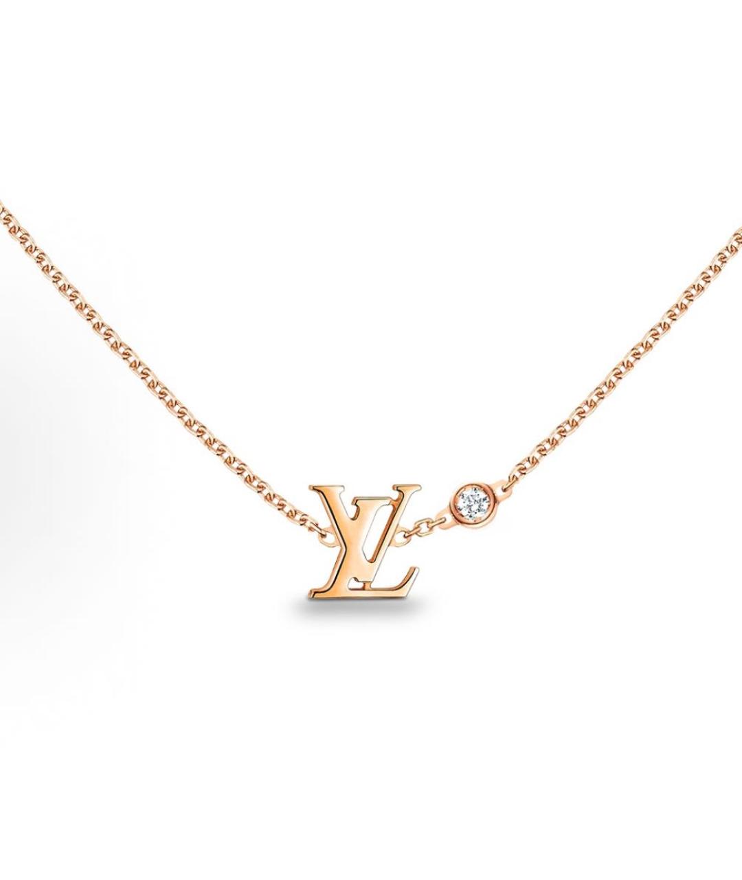 LOUIS VUITTON Золотое колье из розового золота, фото 8