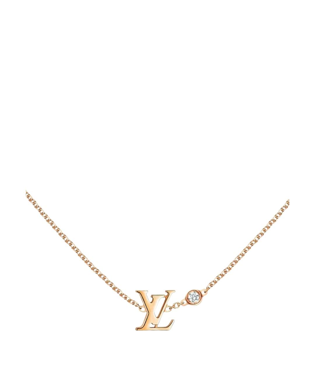LOUIS VUITTON Золотое колье из розового золота, фото 1