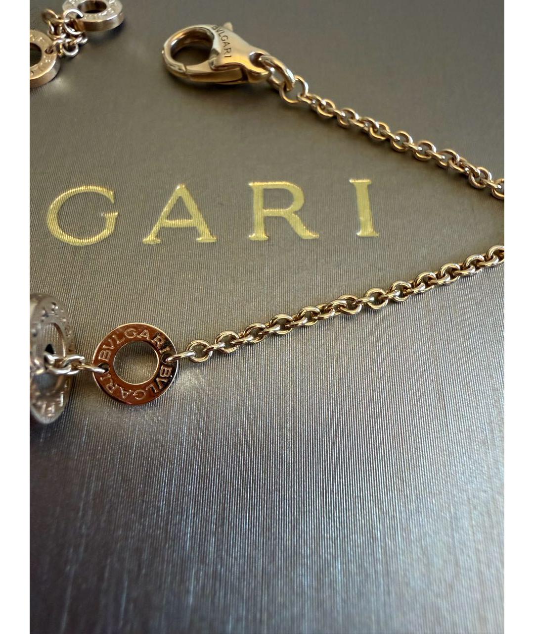 BVLGARI Черный браслет из розового золота, фото 8