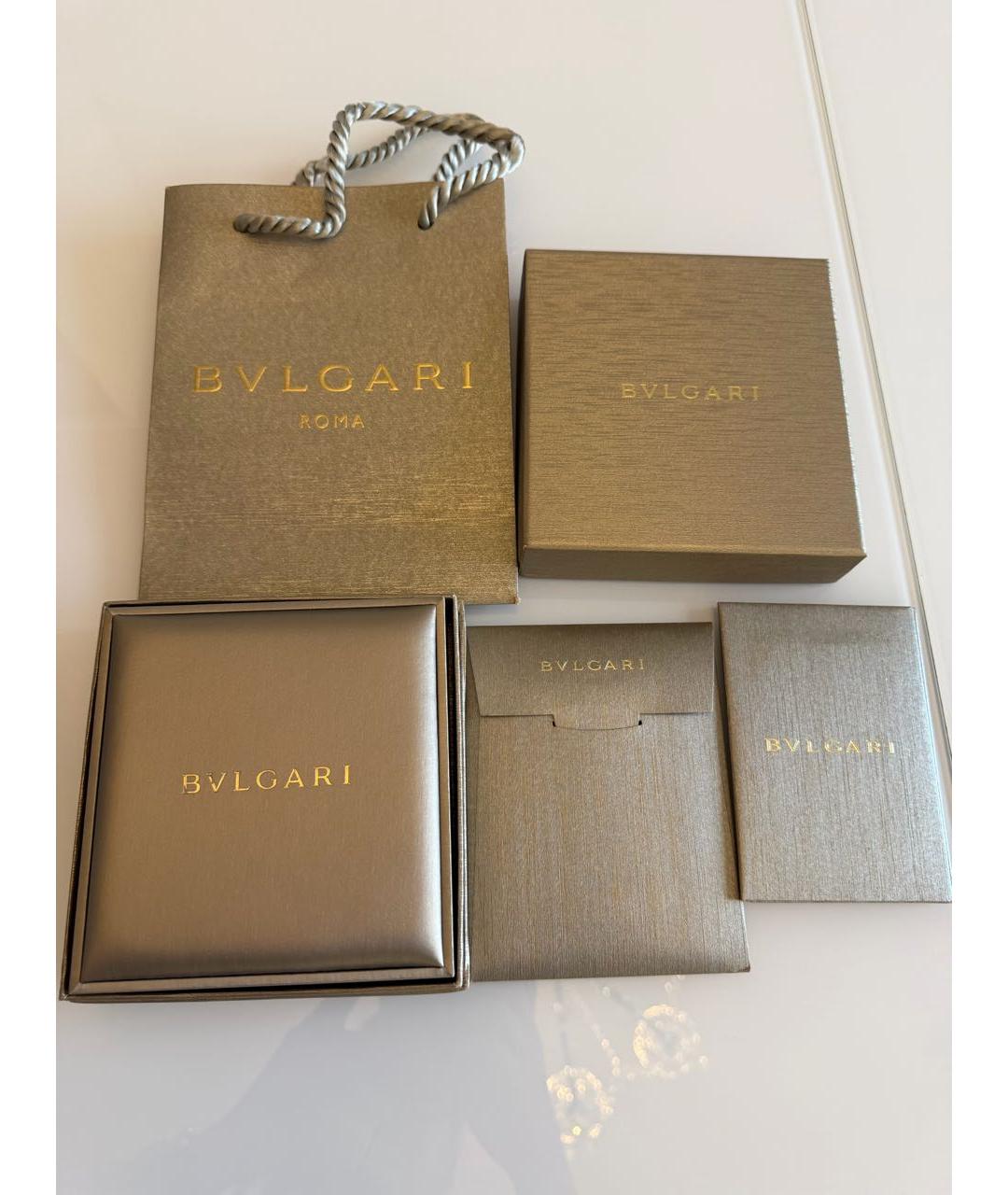 BVLGARI Черный браслет из розового золота, фото 7