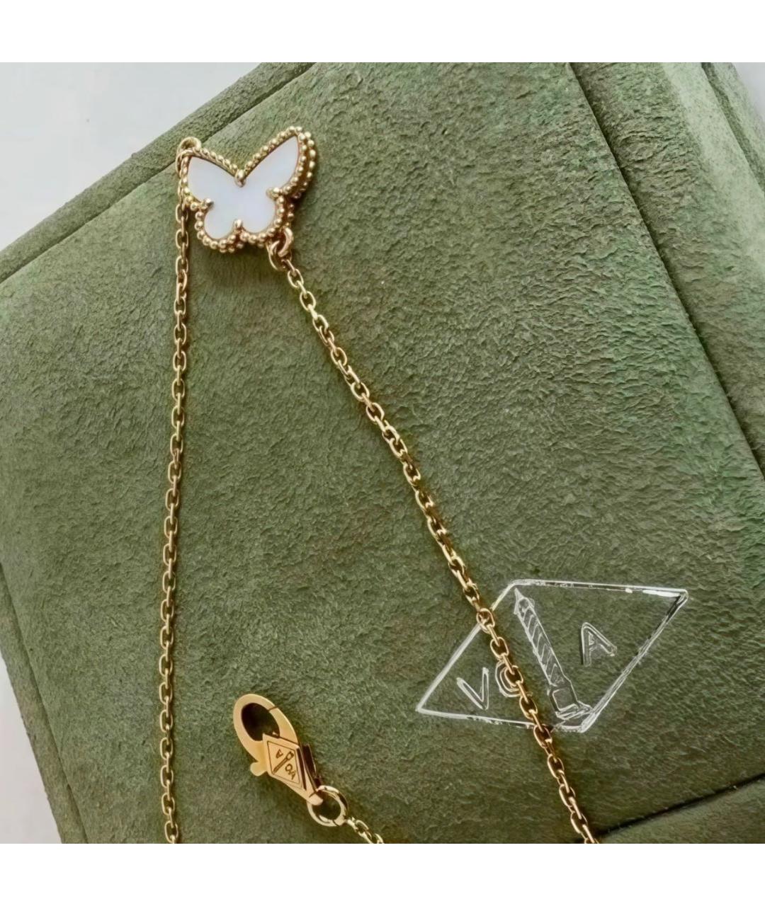 VAN CLEEF & ARPELS Белый браслет из желтого золота, фото 5