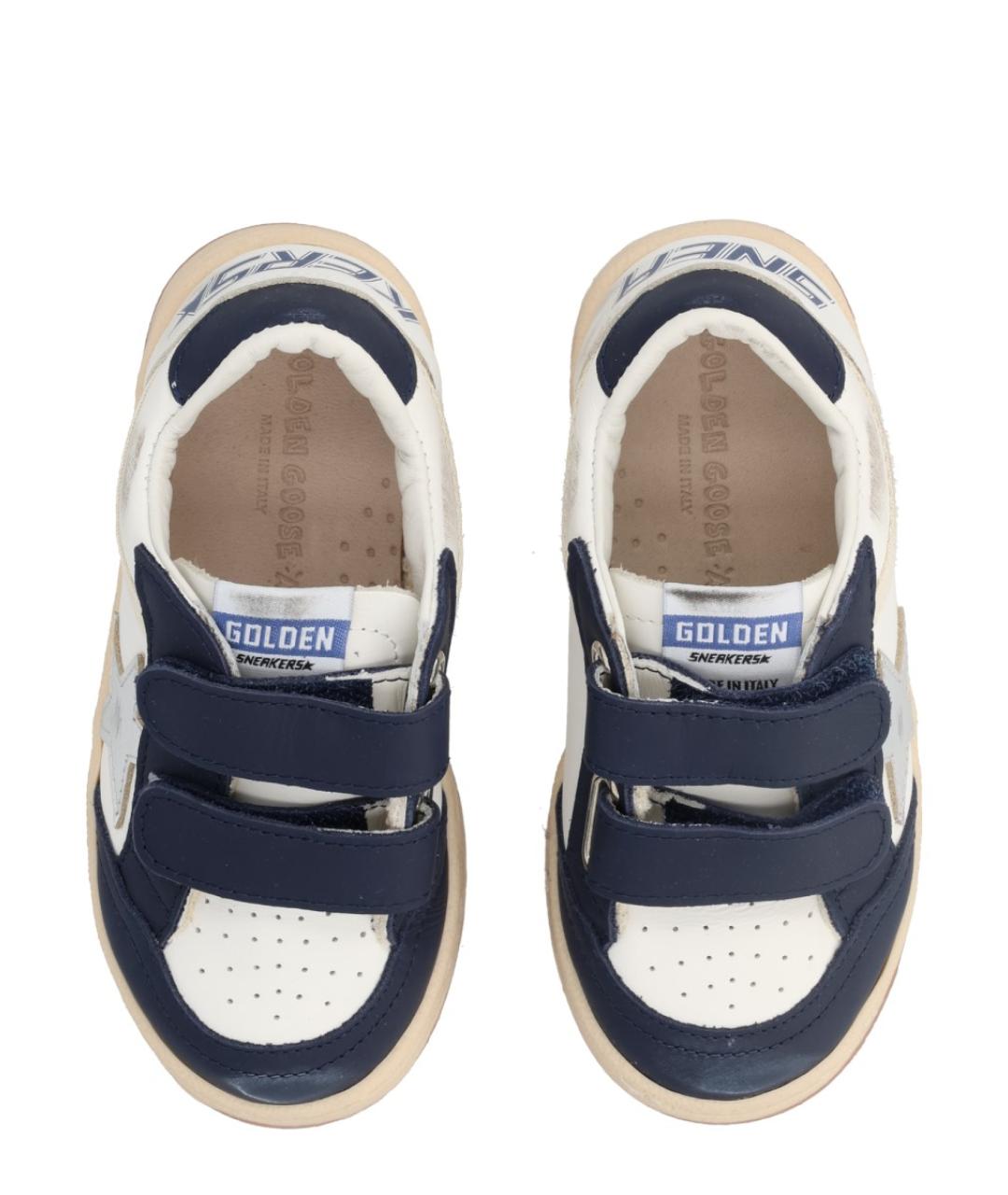 GOLDEN GOOSE Белые кожаные кеды, фото 4