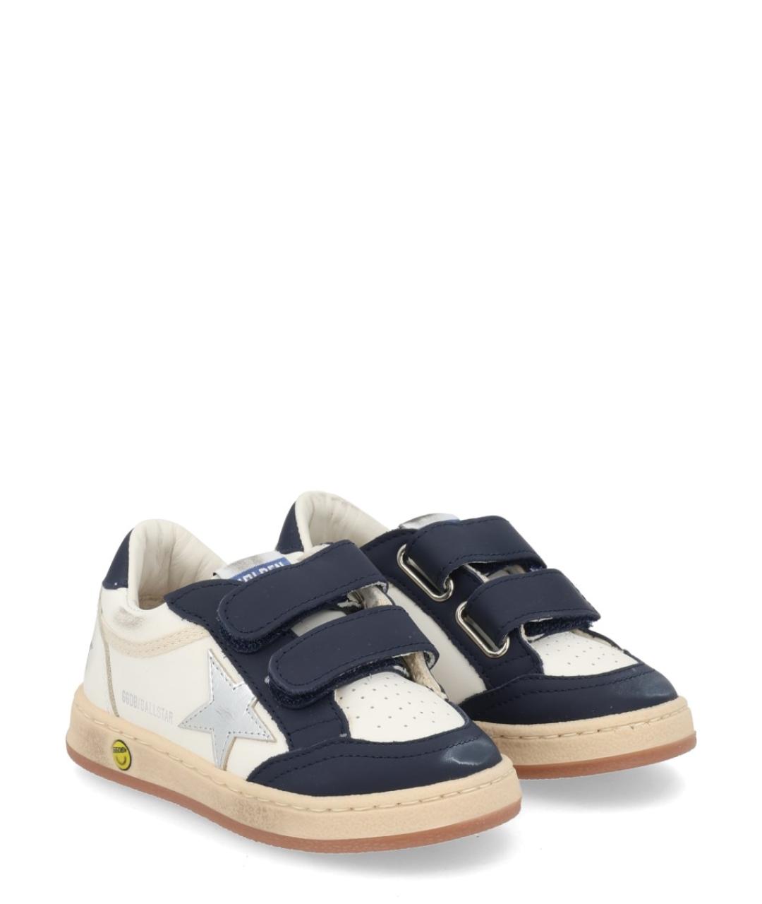 GOLDEN GOOSE Белые кожаные кеды, фото 2