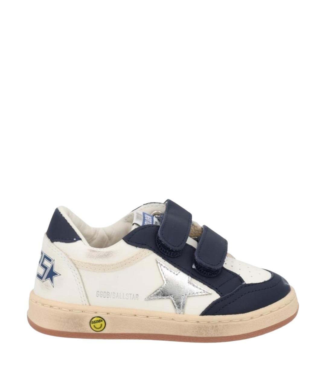 GOLDEN GOOSE Белые кожаные кеды, фото 6