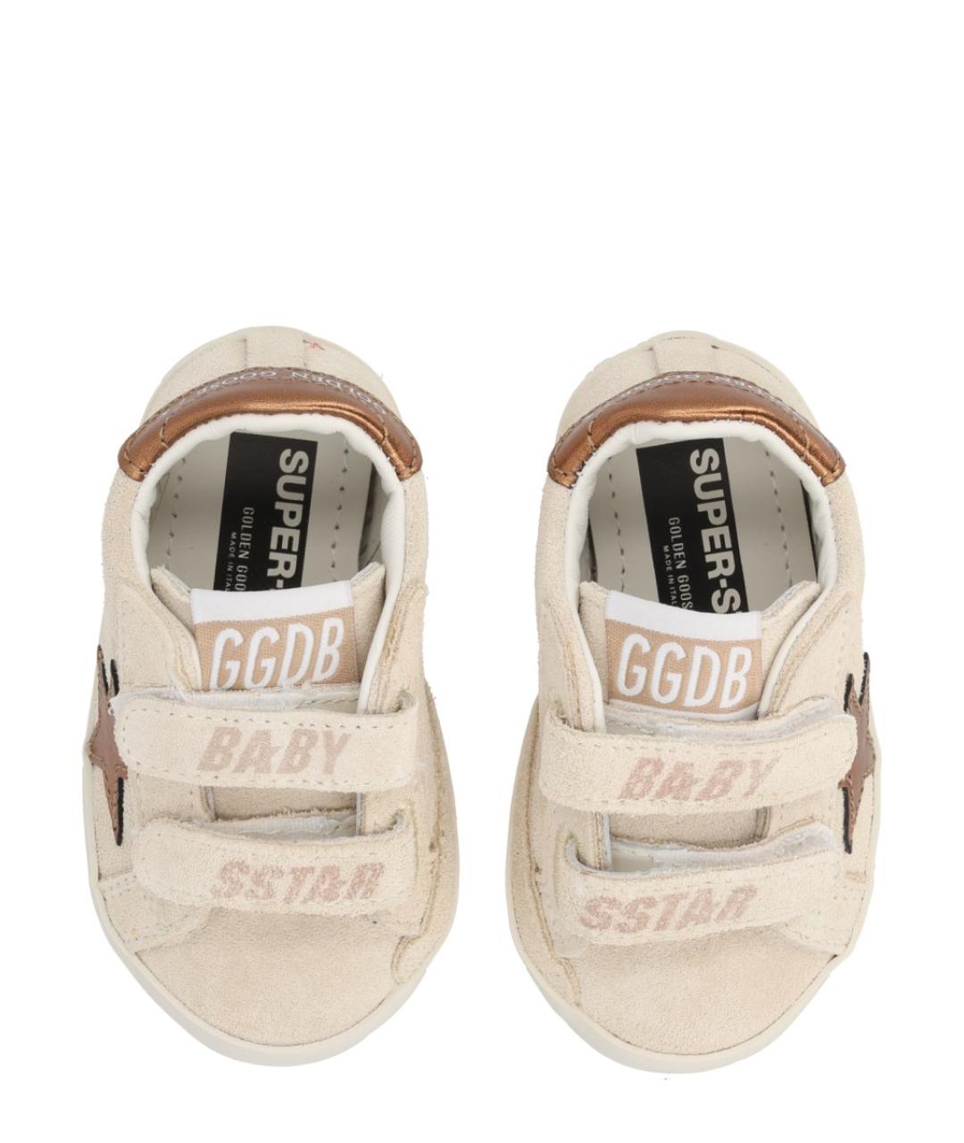 GOLDEN GOOSE Бежевые замшевые кеды, фото 5