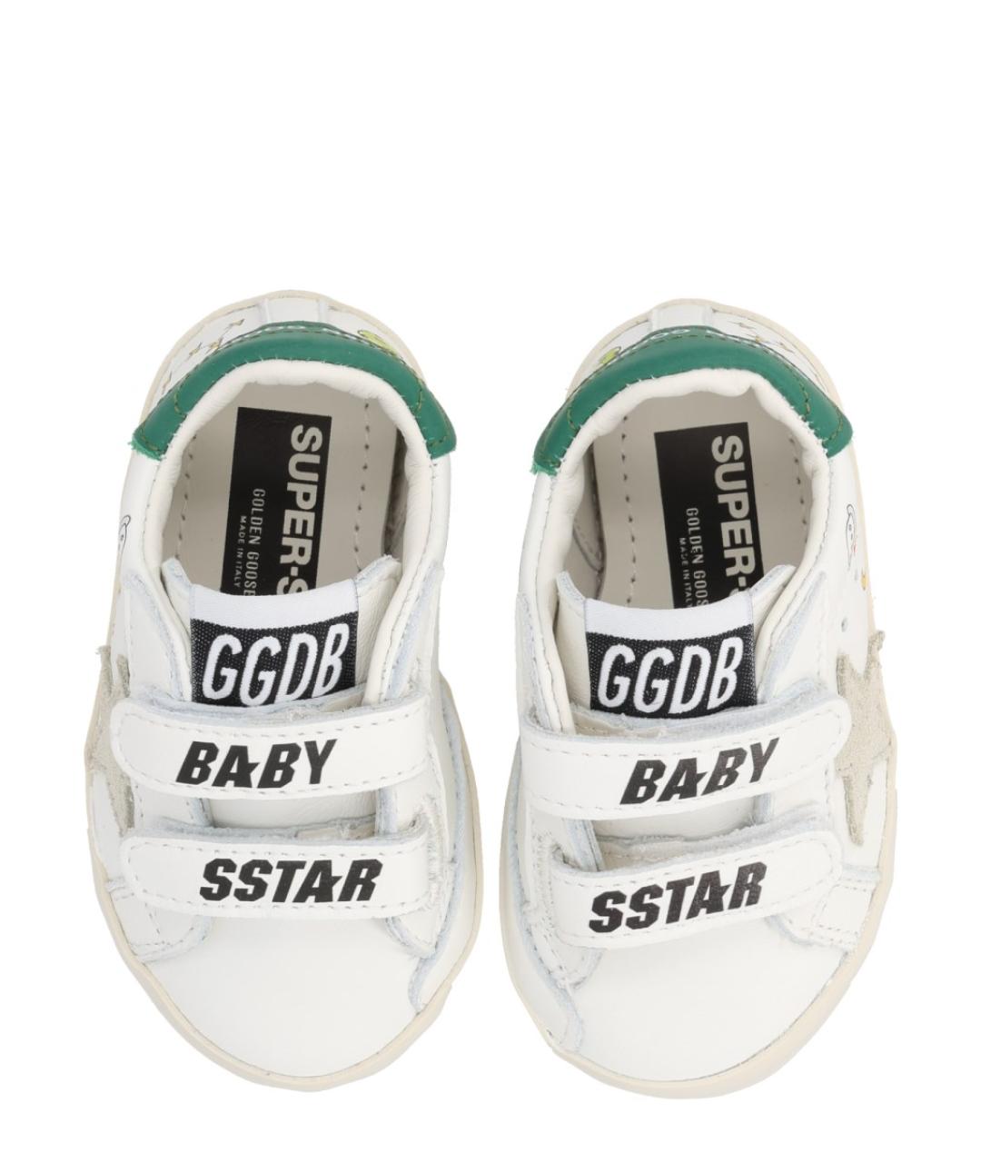 GOLDEN GOOSE Белые кожаные кеды, фото 5