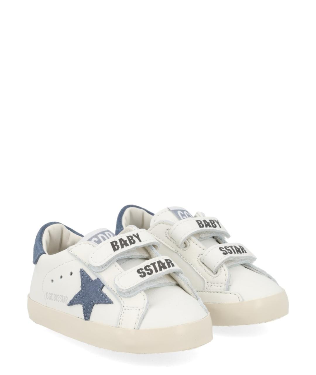 GOLDEN GOOSE Белые кожаные кеды, фото 2