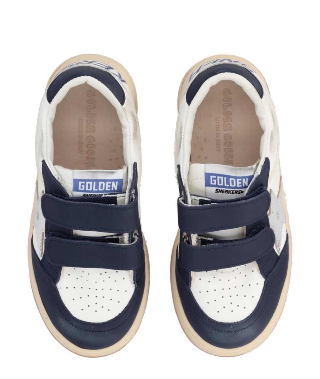 GOLDEN GOOSE Белые кожаные кеды, фото 5
