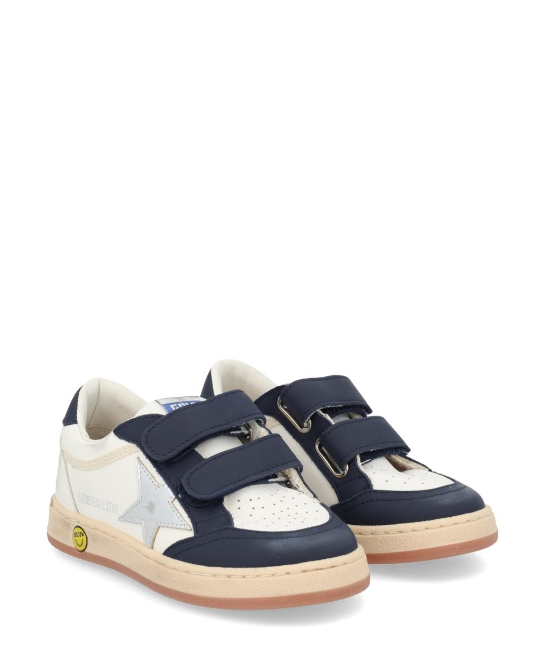 GOLDEN GOOSE Белые кожаные кеды, фото 2