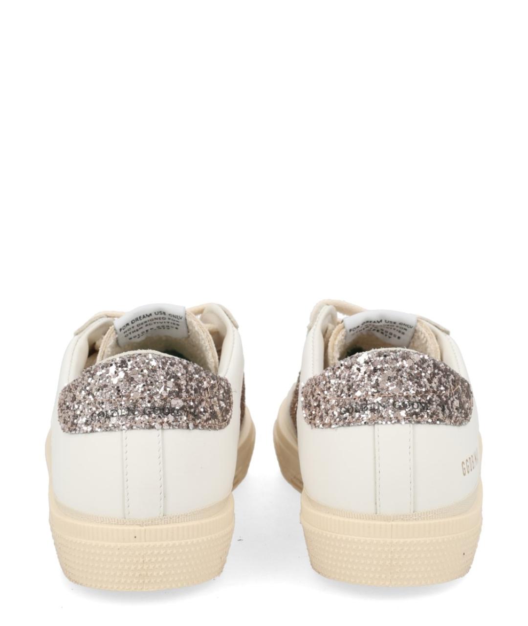 GOLDEN GOOSE Белые кожаные кеды, фото 4