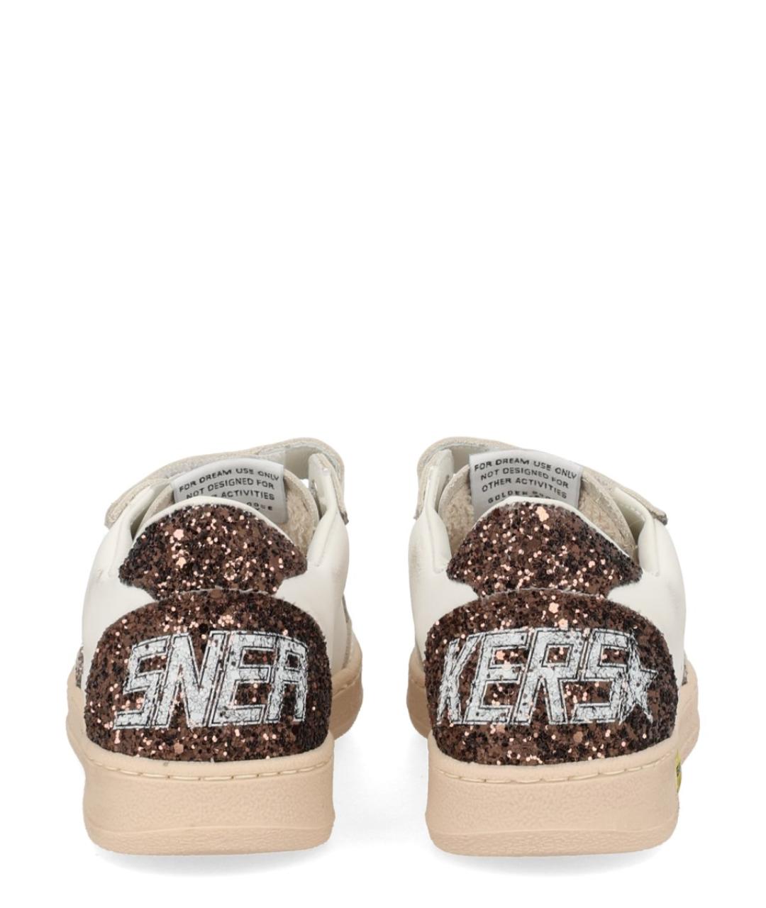 GOLDEN GOOSE Белые кожаные кеды, фото 4
