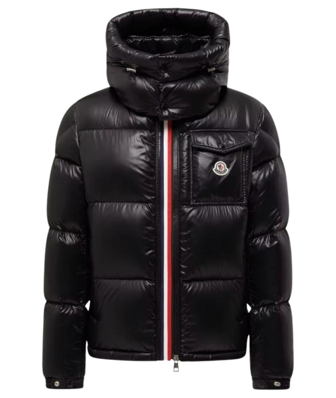 MONCLER Черная полиамидовая куртка, фото 1