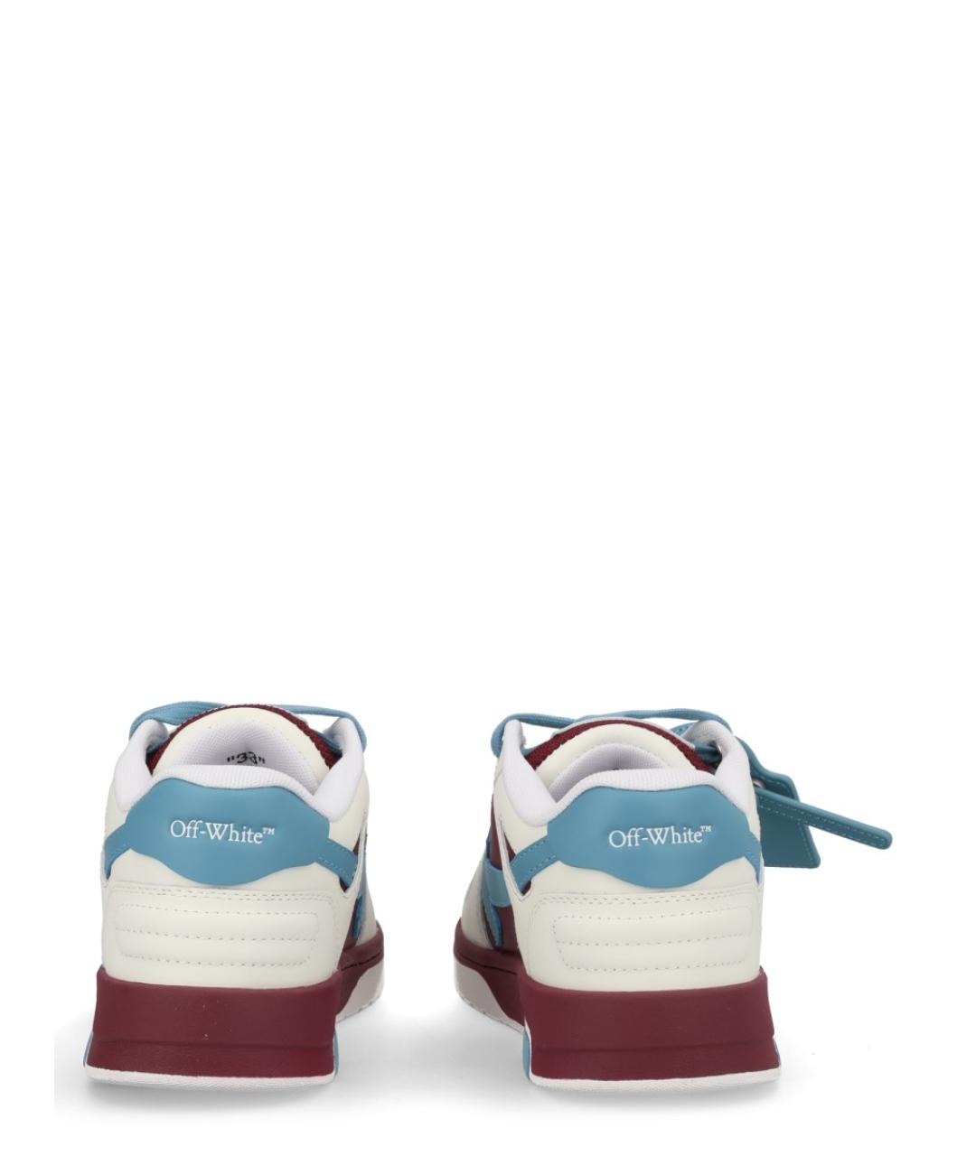 OFF-WHITE Мульти кожаные кеды, фото 4