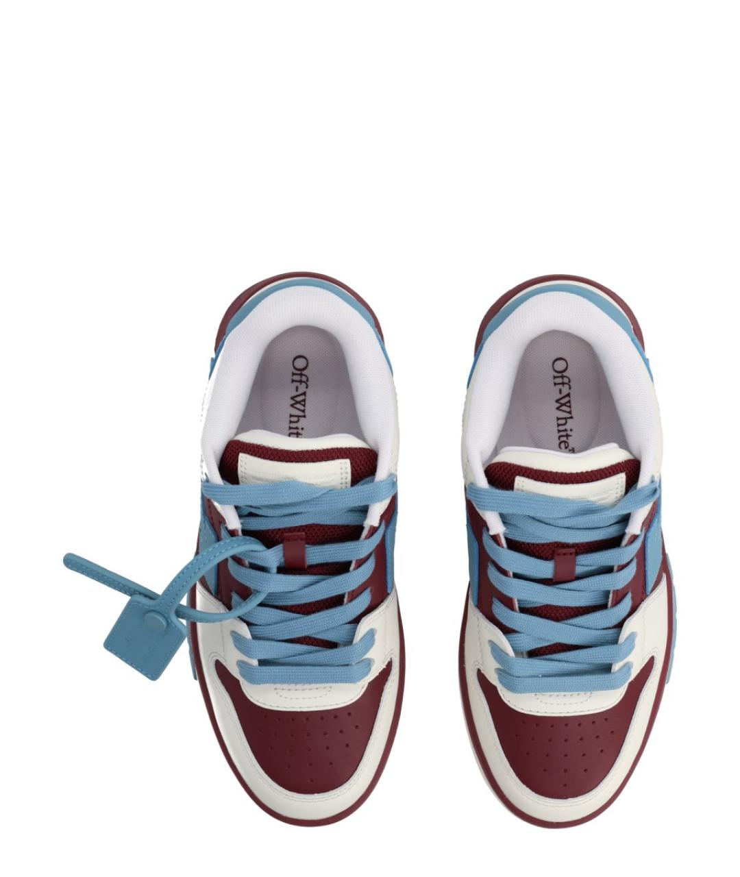 OFF-WHITE Мульти кожаные кеды, фото 5