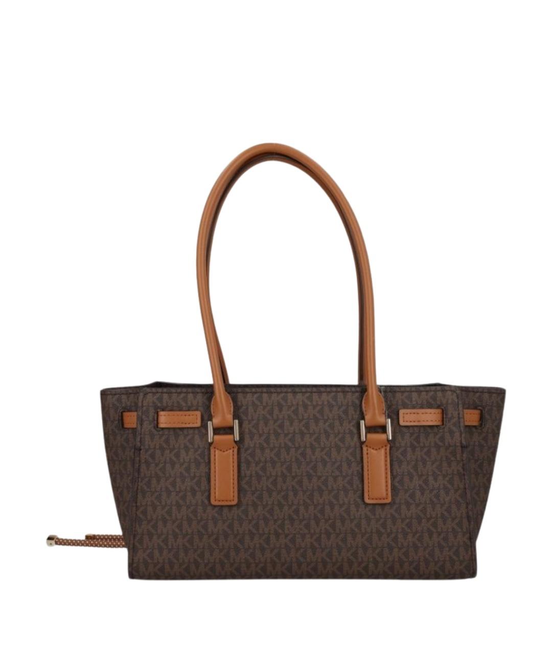 MICHAEL KORS Коричневая сумка тоут из искусственной кожи, фото 2