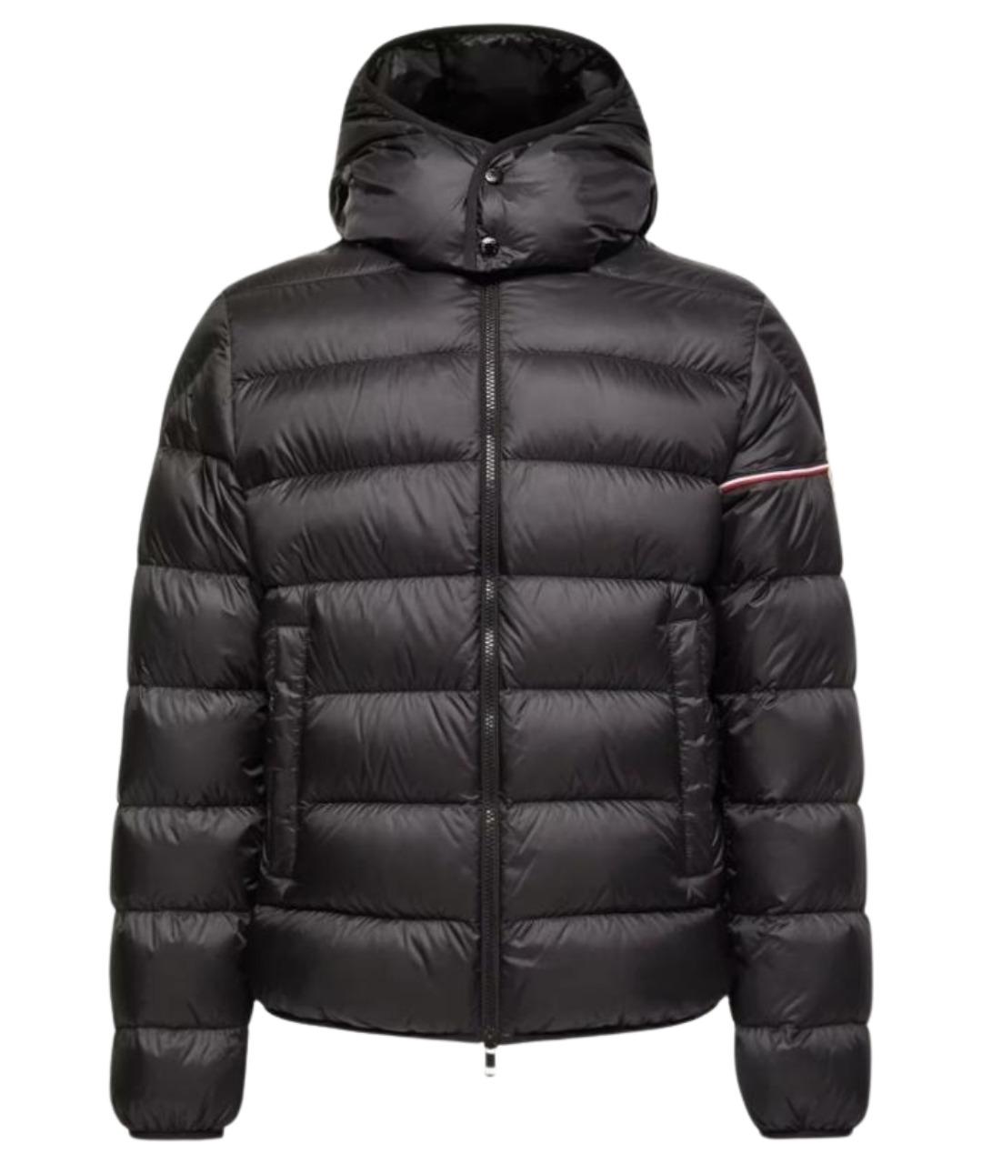 MONCLER Черная полиамидовая куртка, фото 1