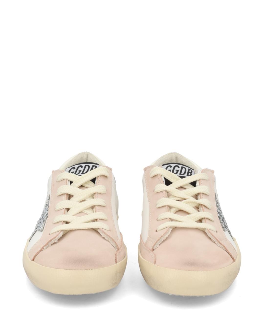 GOLDEN GOOSE Белые кожаные кеды, фото 3