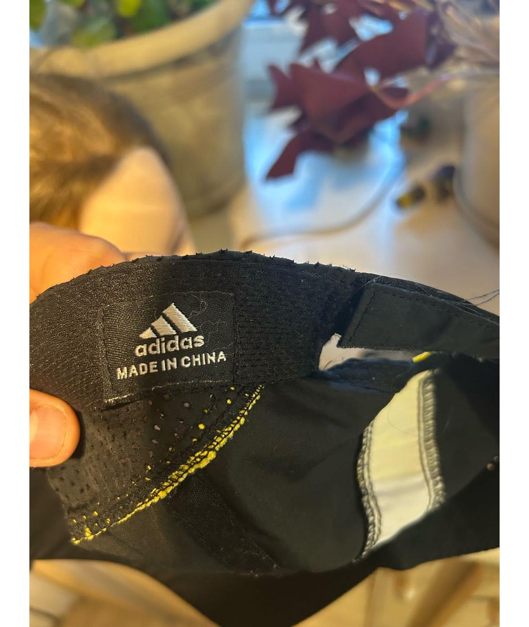 ADIDAS Черная синтетическая кепка/бейсболка, фото 4