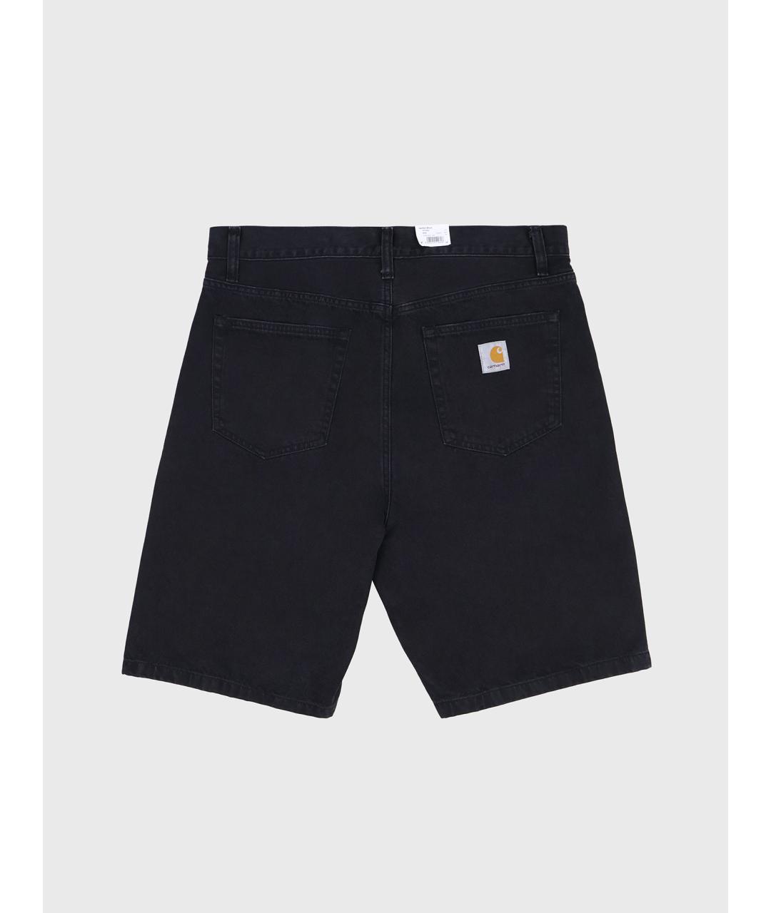 CARHARTT WIP Черные деним шорты, фото 2