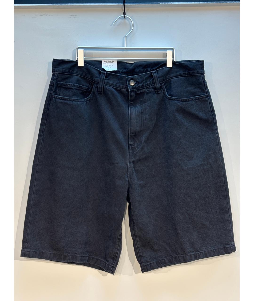 CARHARTT WIP Черные деним шорты, фото 5