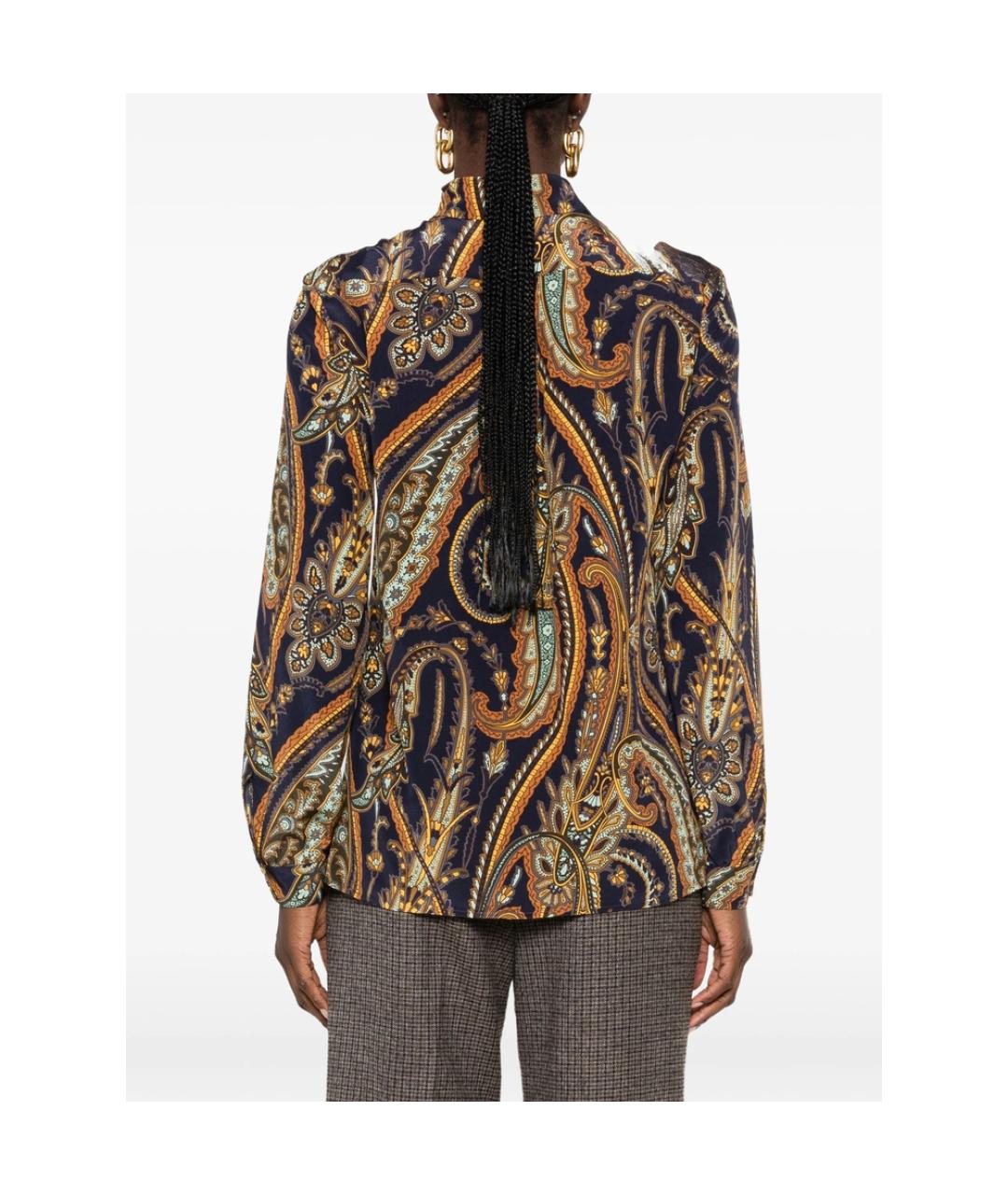 ETRO Синяя хлопковая рубашка, фото 2