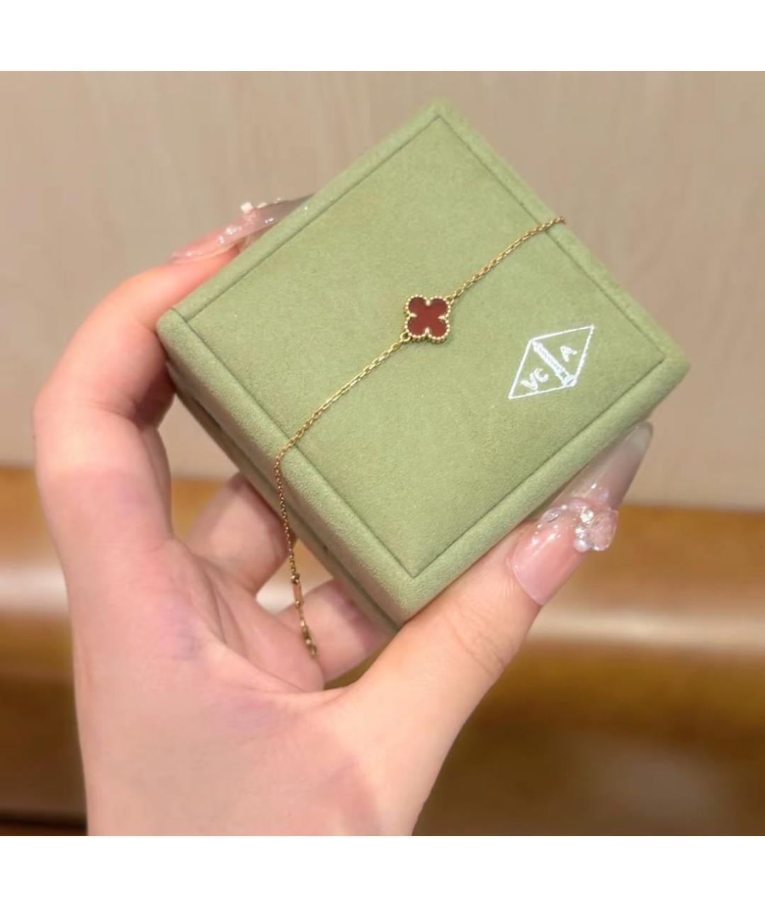 VAN CLEEF & ARPELS Красный браслет из розового золота, фото 4