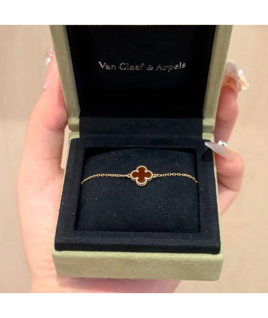 VAN CLEEF & ARPELS Красный браслет из розового золота, фото 5