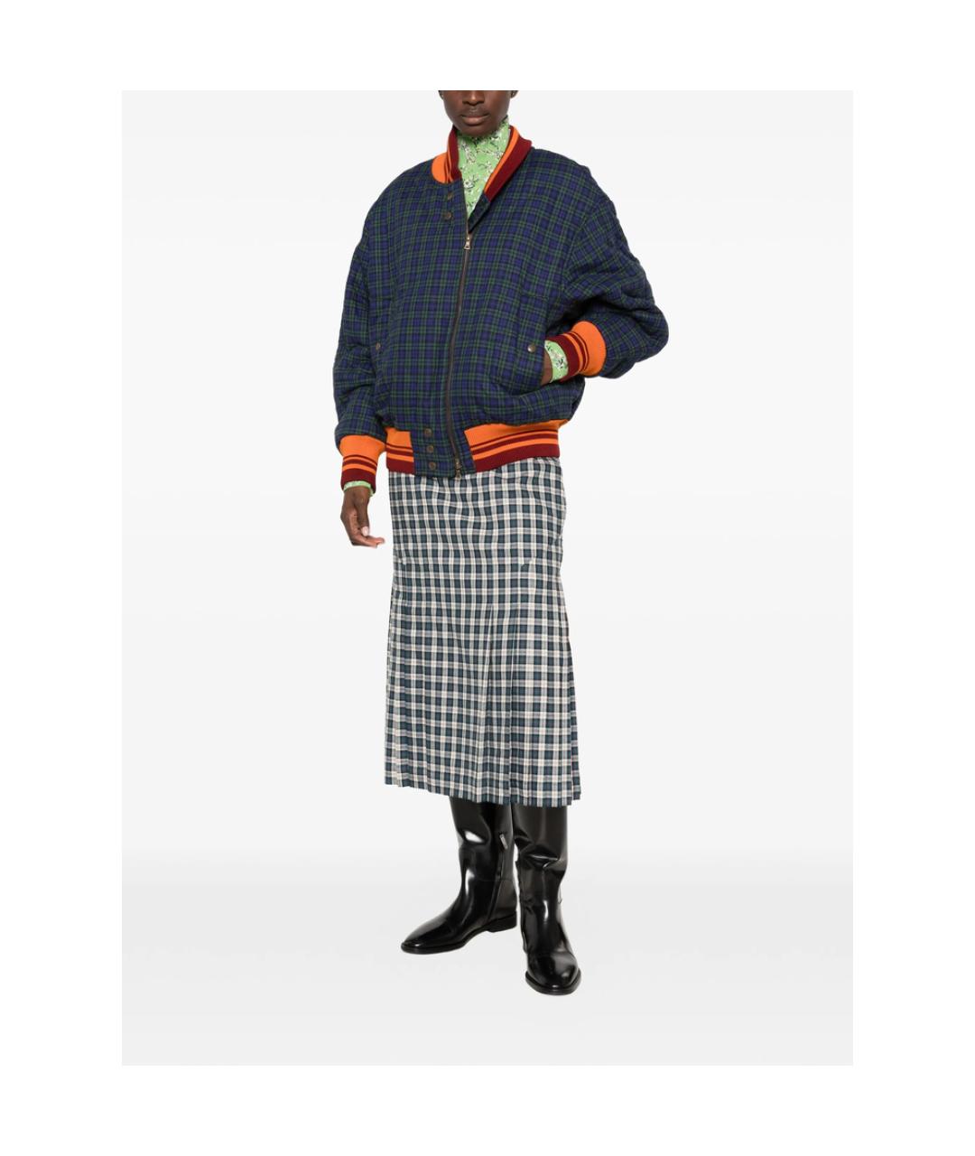 DRIES VAN NOTEN Синяя хлопковая куртка, фото 4