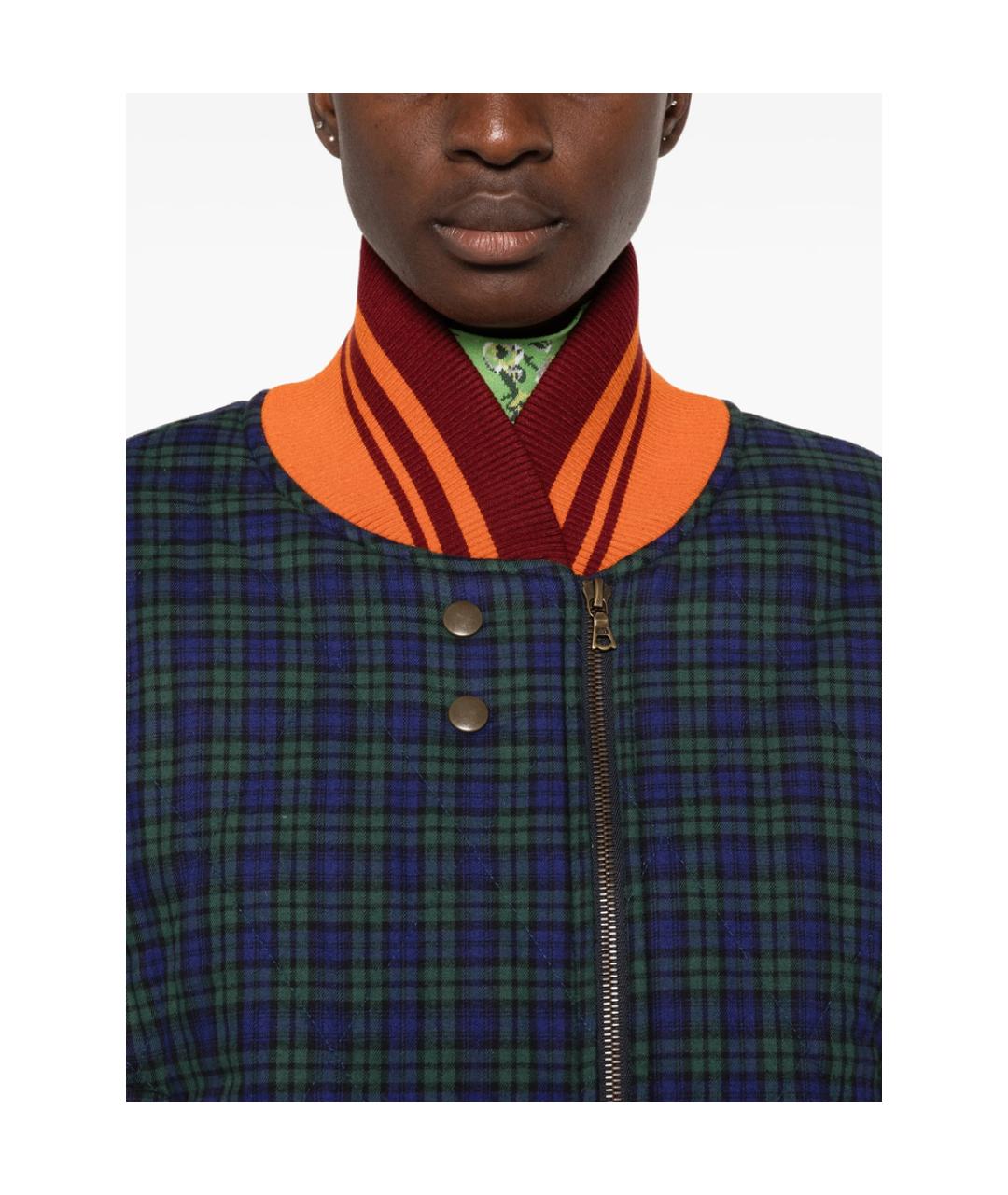 DRIES VAN NOTEN Синяя хлопковая куртка, фото 5